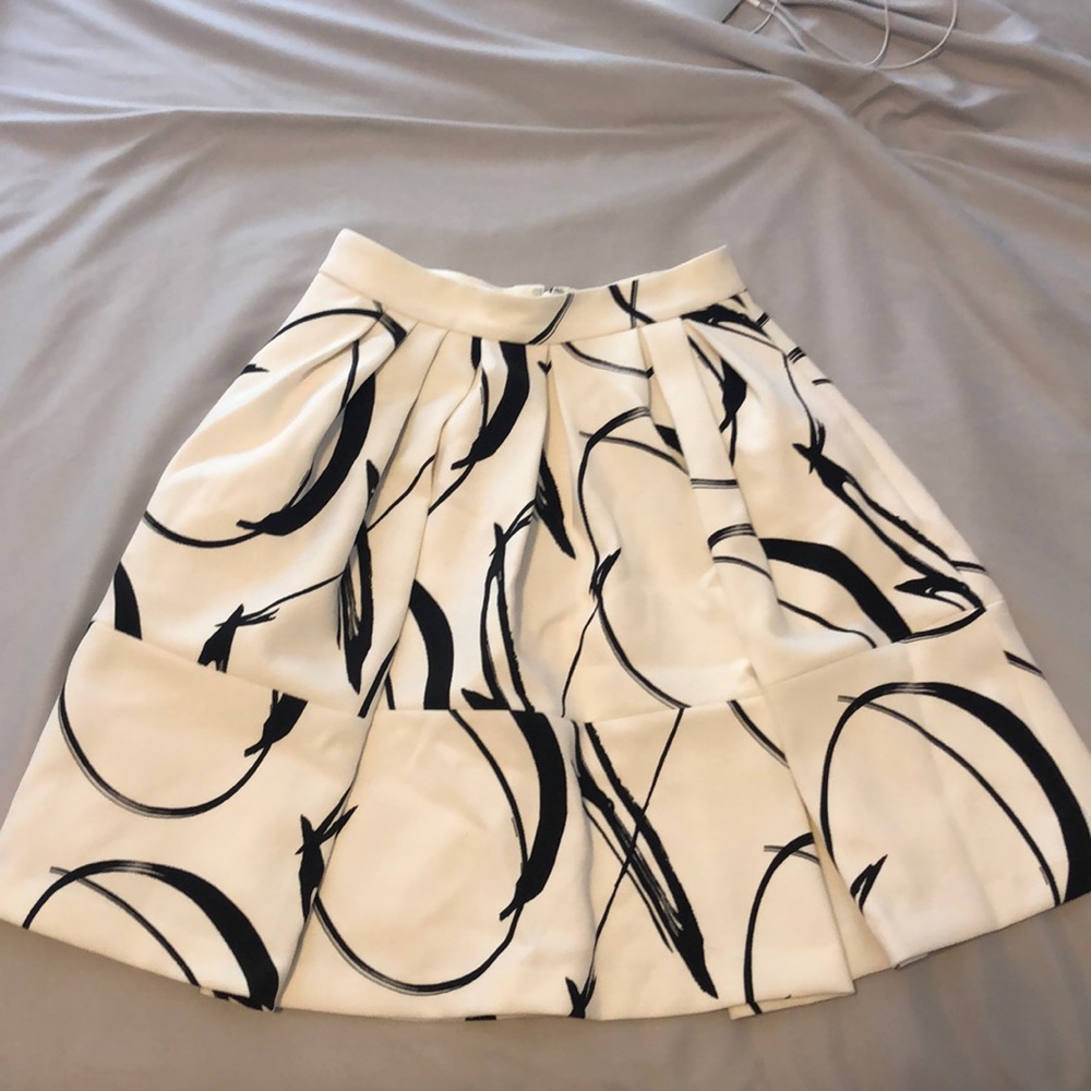 Black and white skirt